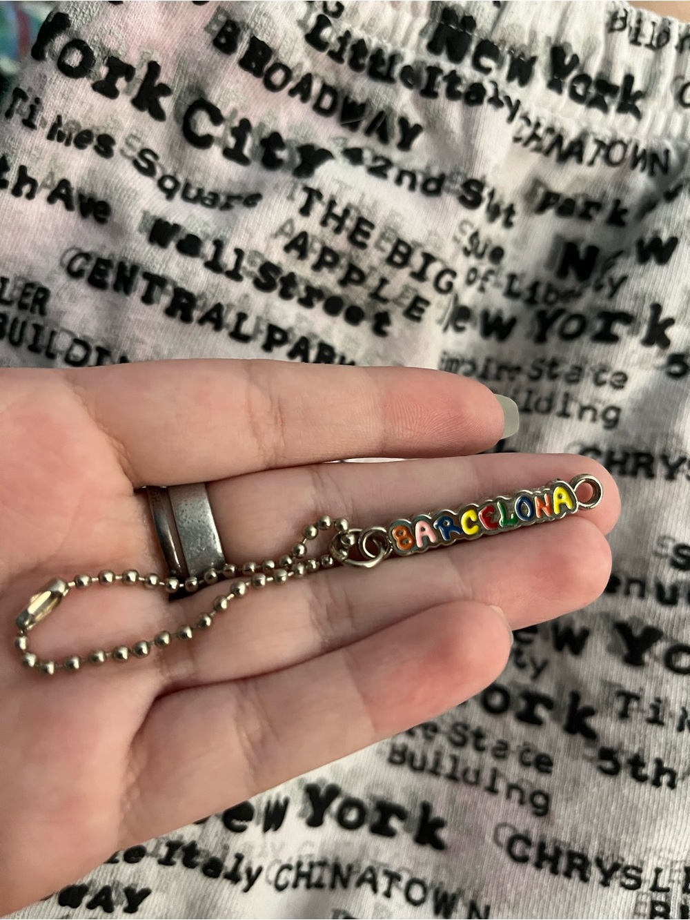 FREE w/ $10+ PURCHASE: Barcelona Souvenir Keychain